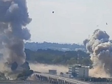 Появилось видео удара четырех иранских ракет по израильской базе Глигот